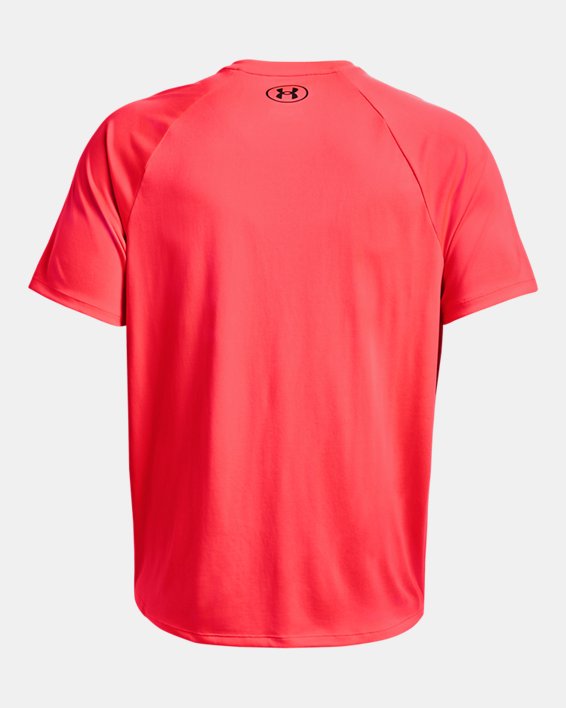 Men's UA Tech™ V-Neck Short Sleeve, Red, pdpMainDesktop image number 5